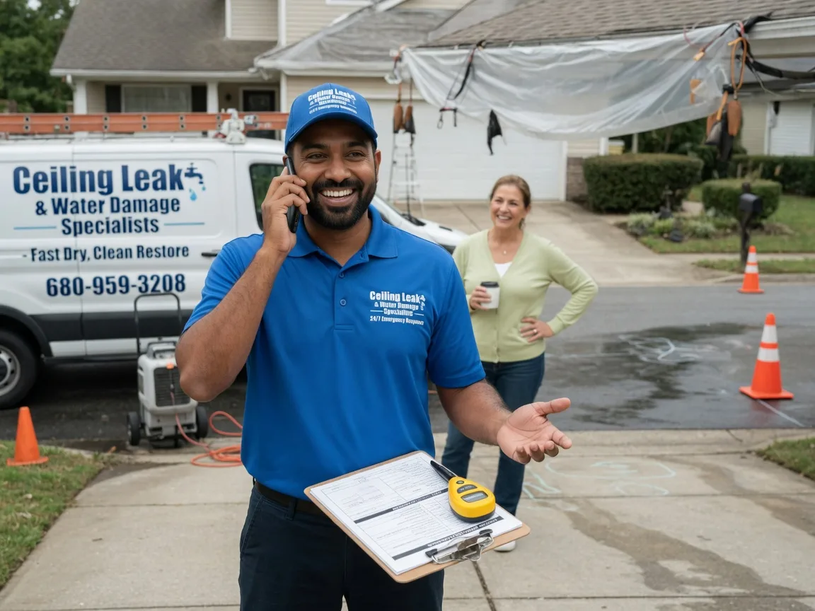 Ceiling Leak Cleanup Mountain City, NV FAQs